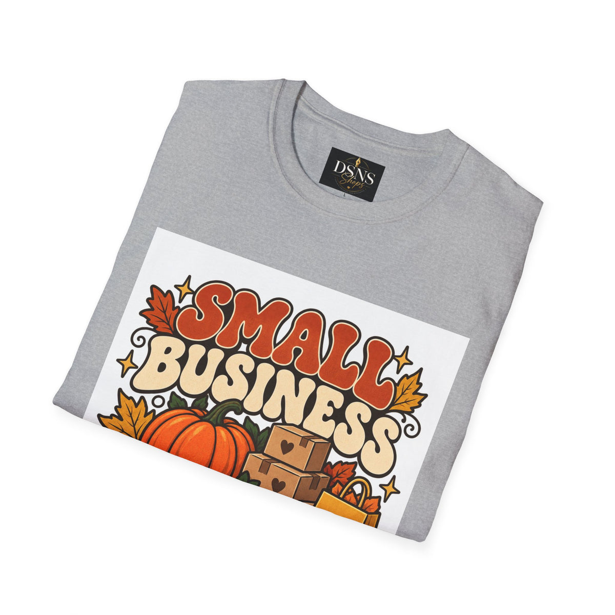 Small Business Big Harvest Graphic T-Shirt — Retro Fall Entrepreneur Tee