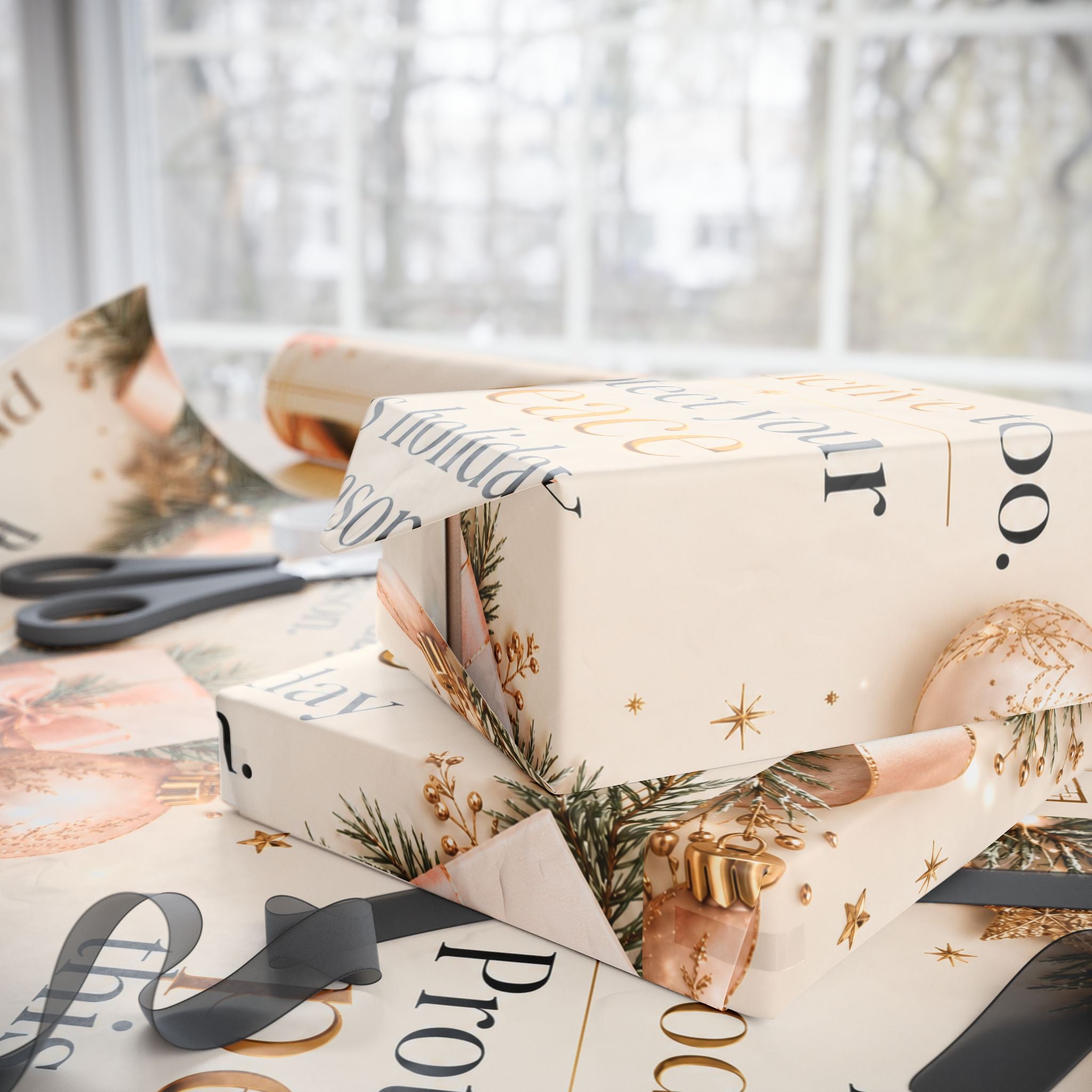 ✨ Rest Is Productive Too Wrapping Paper – Inspirational Holiday Gift Wrap 🎄