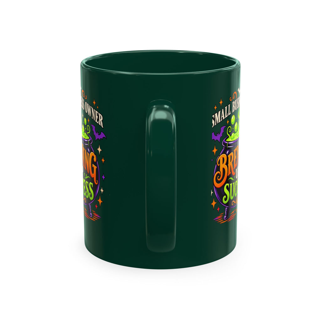 Brewing Up Success Mug | Small Business Owner Halloween Ceramic Coffee Cup