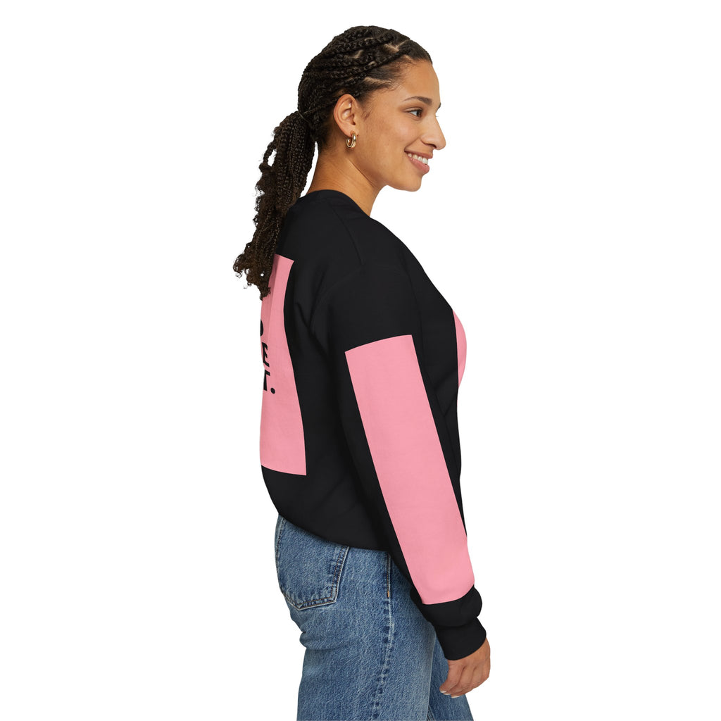 Booked Because I Built It. Crewneck Sweatshirt — Motivational Entrepreneur & Small Business Owner Sweatshirt