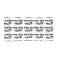 Being a Notary Is My Hustle Beach Towel | Funny Notary Public Gift | Black & White Summer Pool Towel