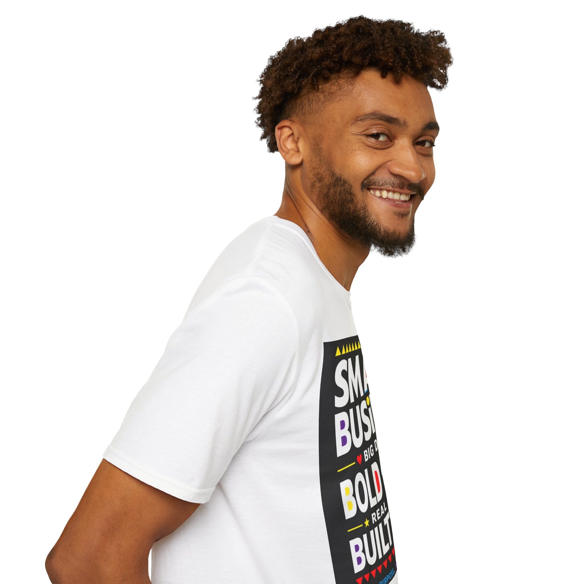 Small Business. Big Dreams. Bold Moves. T-Shirt | Entrepreneur Graphic Tee | Motivational Business Owner Shirt | Legacy Builder Unisex Tee