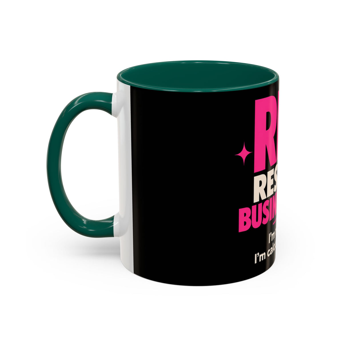 RBF Mug — "Resting Business Face: I'm not mad. I'm calculating profit."