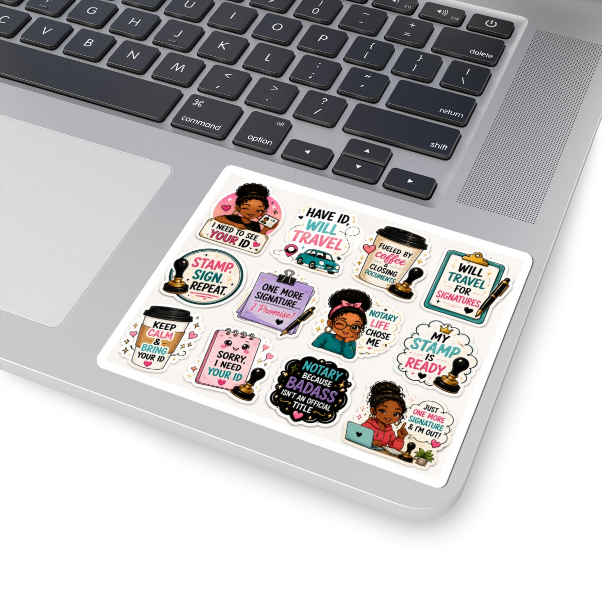 😂 Notary Humor Collection | Funny Kawaii Vinyl Stickers