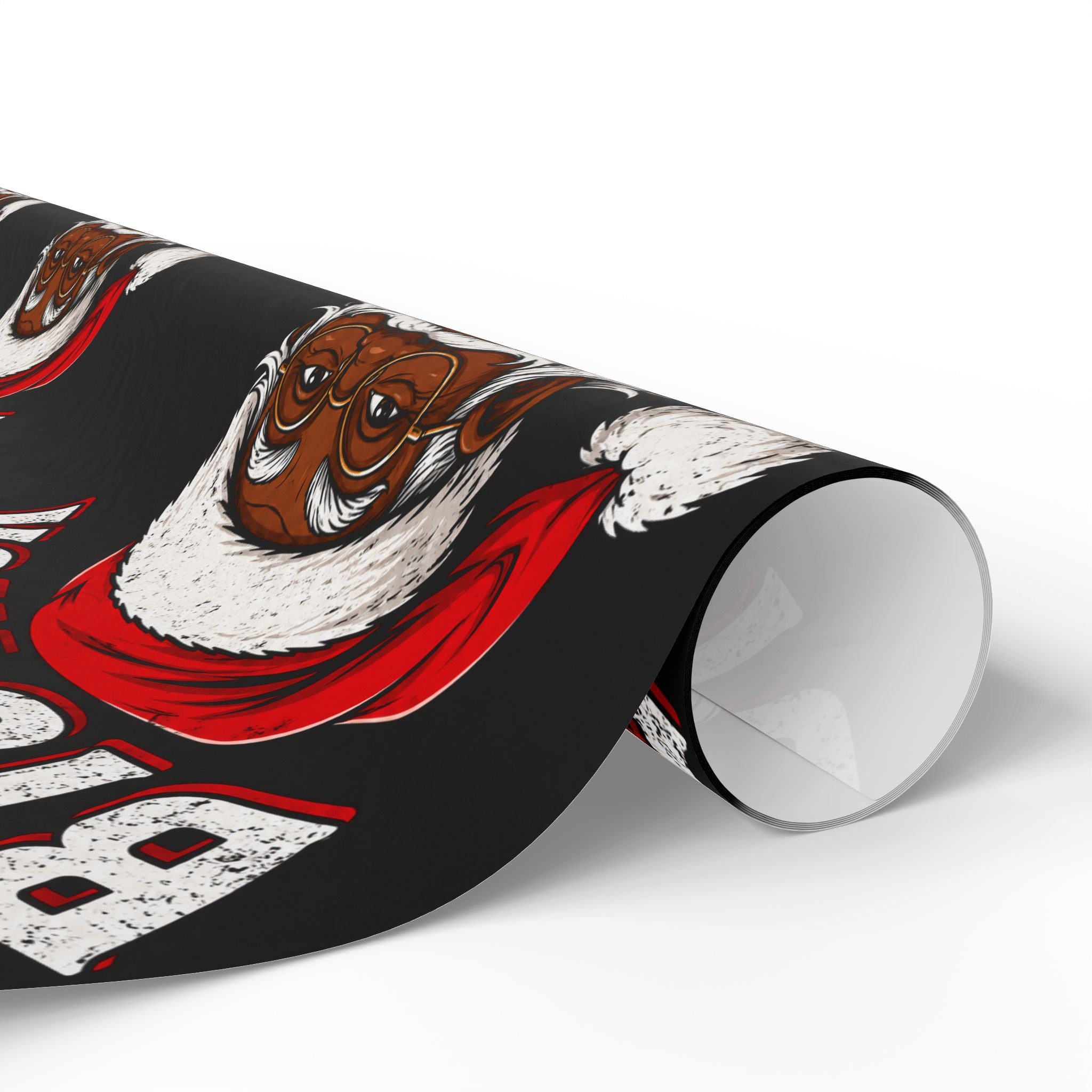 Big Nick Energy Black Santa Wrapping Paper