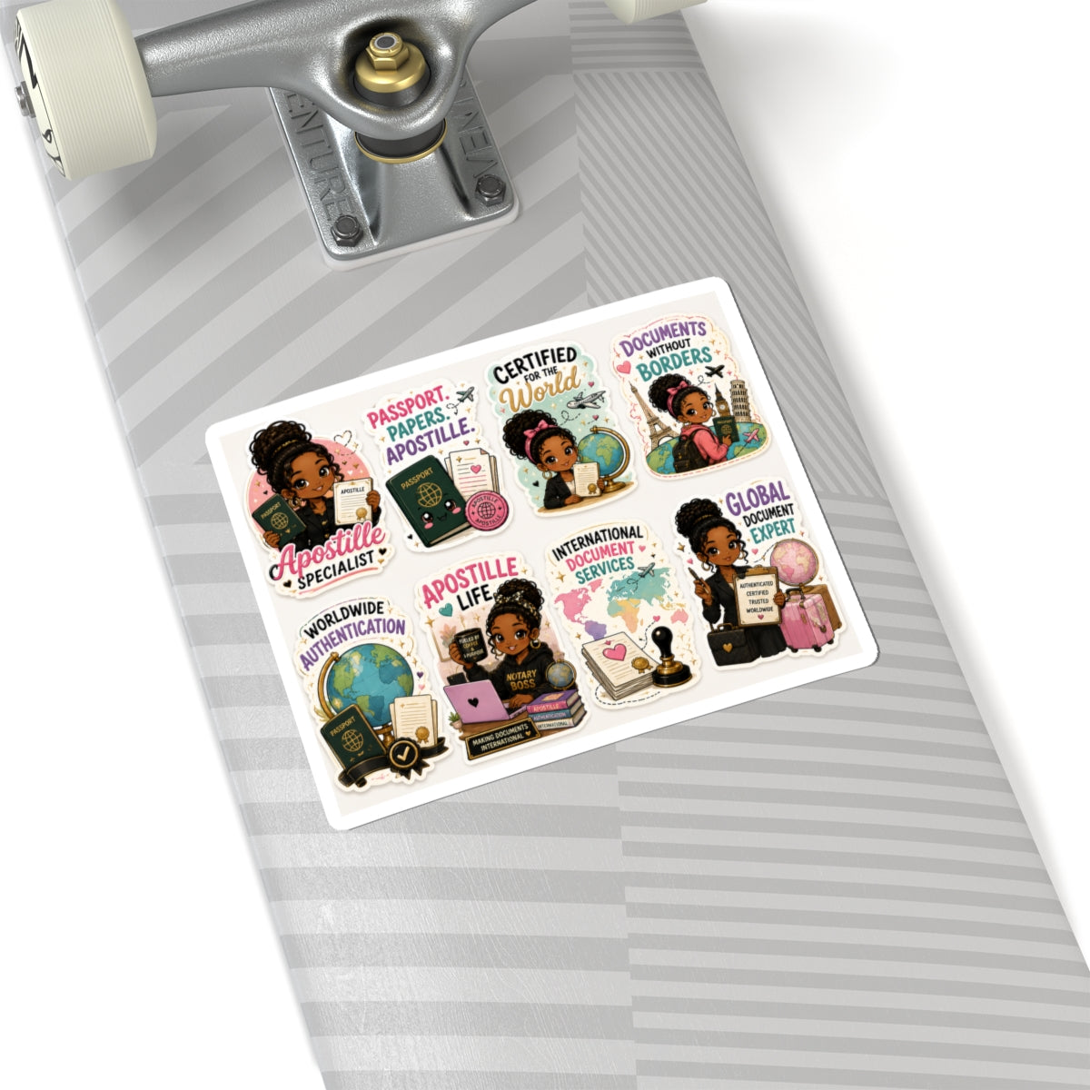 🌍 Global Documents Collection | Apostille & International Document Vinyl Stickers