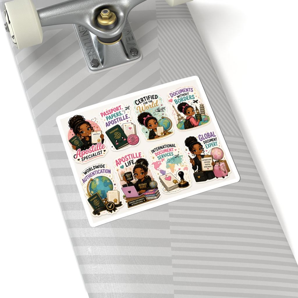 🌍 Global Documents Collection | Apostille & International Document Vinyl Stickers