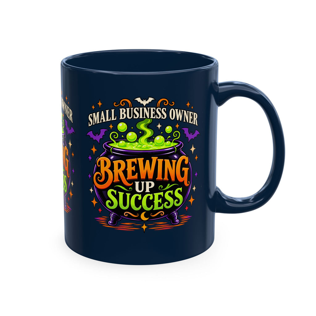 Brewing Up Success Mug | Small Business Owner Halloween Ceramic Coffee Cup