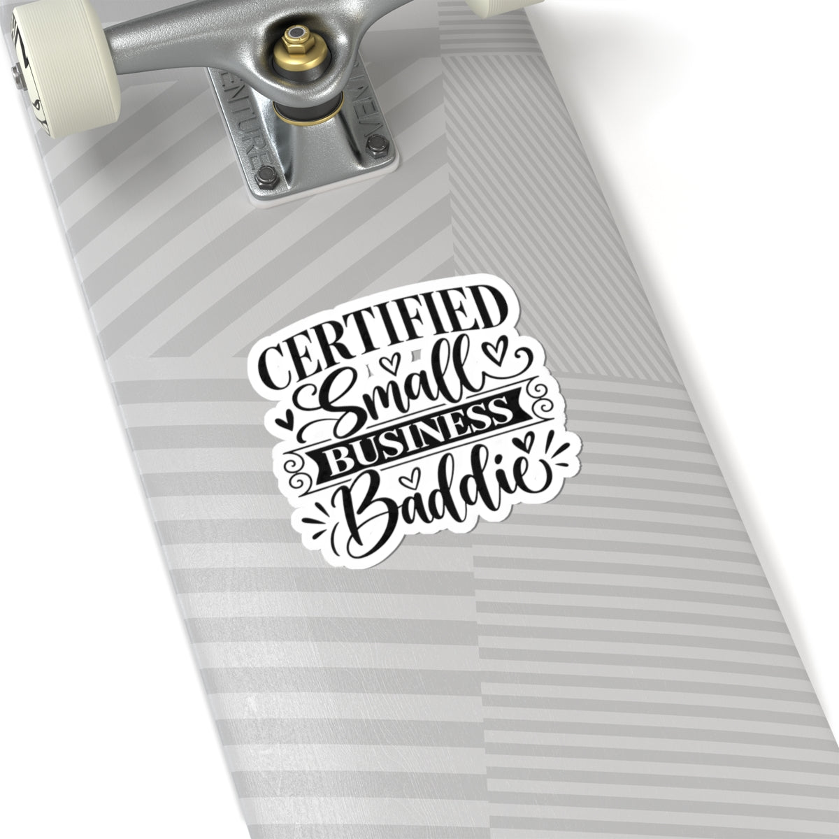 Certified Small Business Baddie Sticker — Feminine Laptop Decal for Women Entrepreneurs
