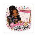 💕 Booked & Notarized | Kawaii Notary Girl Sticker