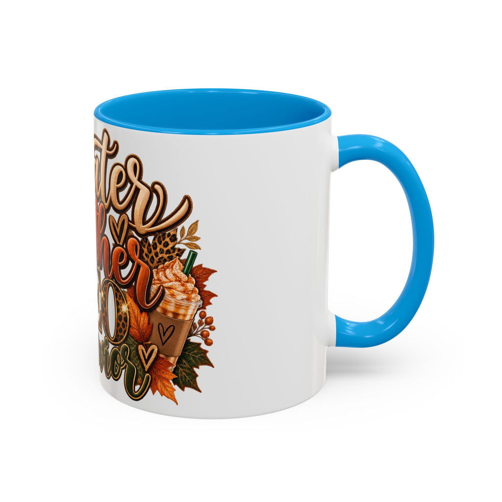 Sweater Weather & CEO Behavior Mug – Fall Pumpkin Latte Seasonal Coffee Cup (11oz/15oz)
