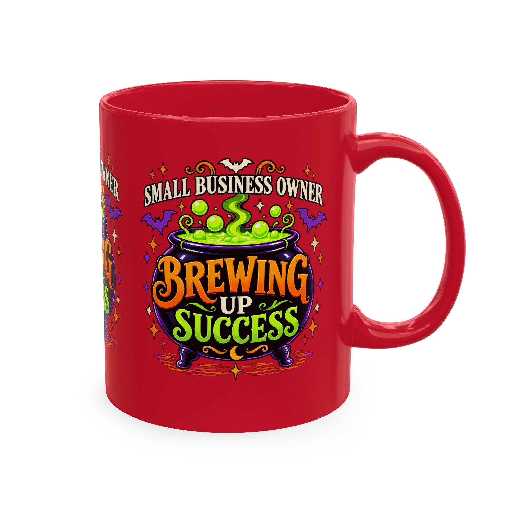 Brewing Up Success Mug | Small Business Owner Halloween Ceramic Coffee Cup