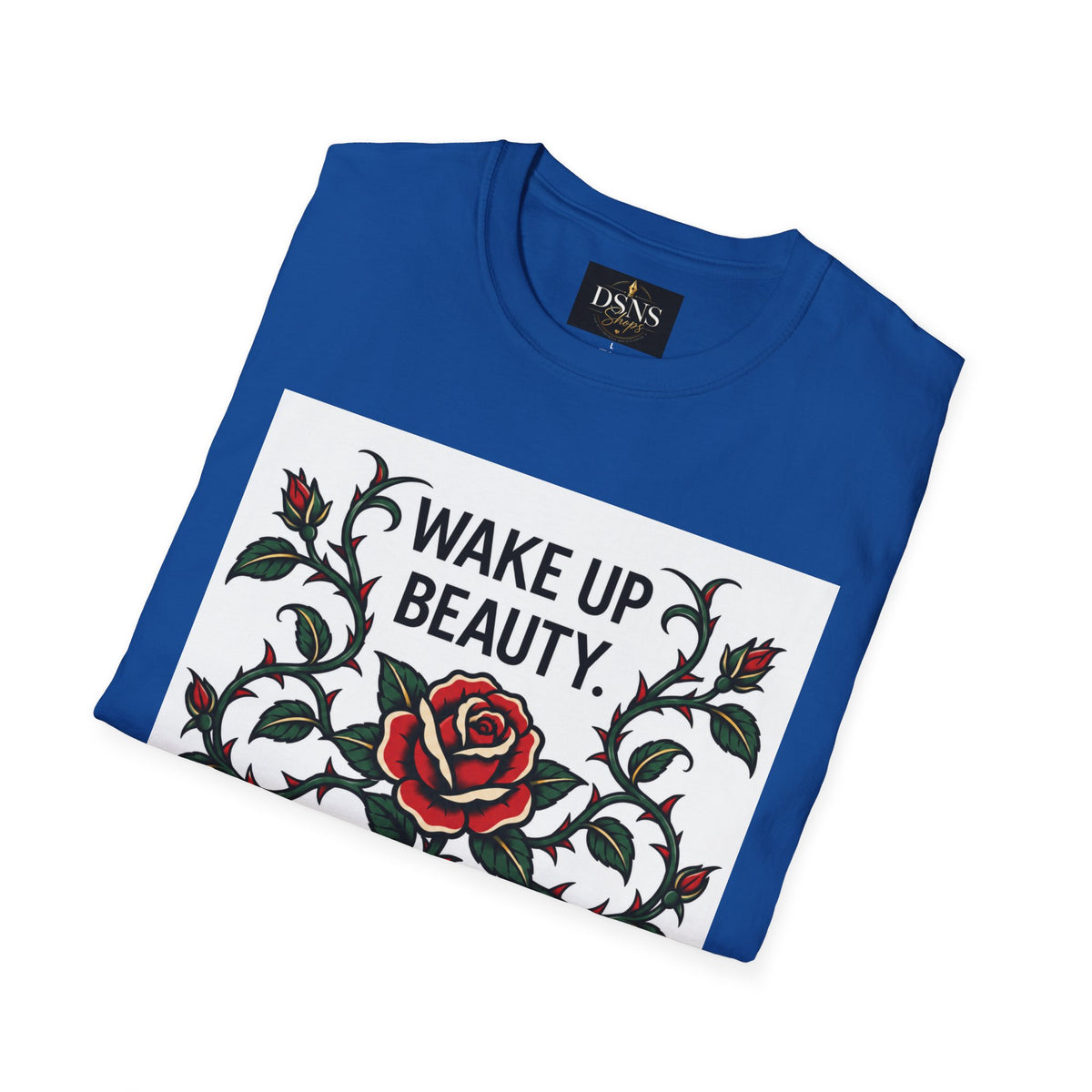 Wake Up Beauty, It’s Time to Beast Tee — Rose & Thorn Graphic Shirt
