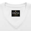 Peace, Love & Notarizations Women's Relaxed V-Neck Tee ☮️❤️🖋️