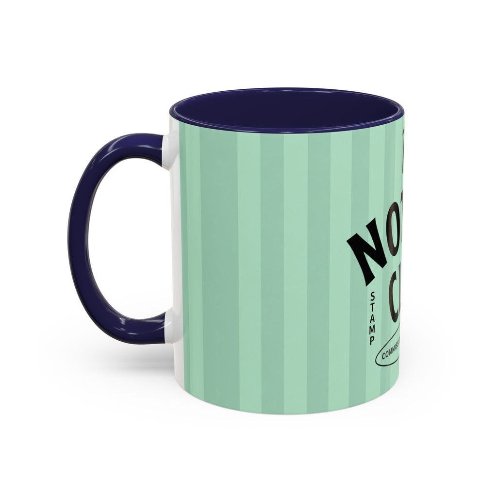 The Notary Club Accent Coffee Mug — Commissioned & Confident Notary Public Gift