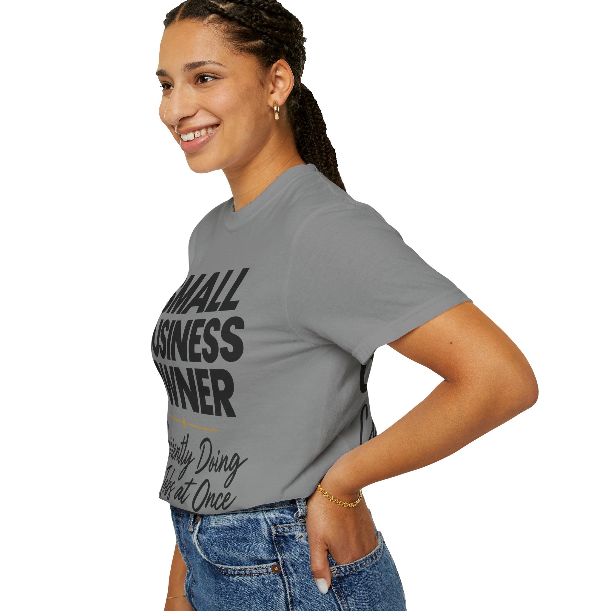 Small Business Owner T-Shirt | “Currently Doing 12 Jobs at Once” Funny Entrepreneur Tee
