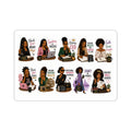Black Girl Entrepreneur Sticker Pack | CEO Mindset Vinyl Stickers | Business Boss Decals | Women in Business | Laptop & Planner Stickers