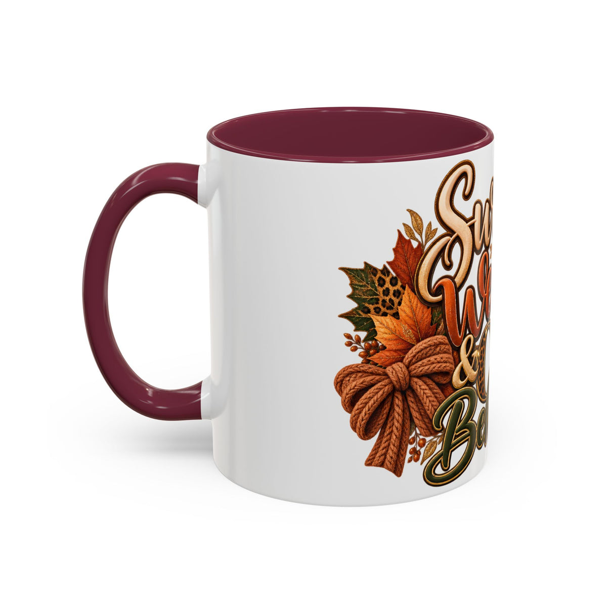 Sweater Weather & CEO Behavior Mug – Fall Pumpkin Latte Seasonal Coffee Cup (11oz/15oz)