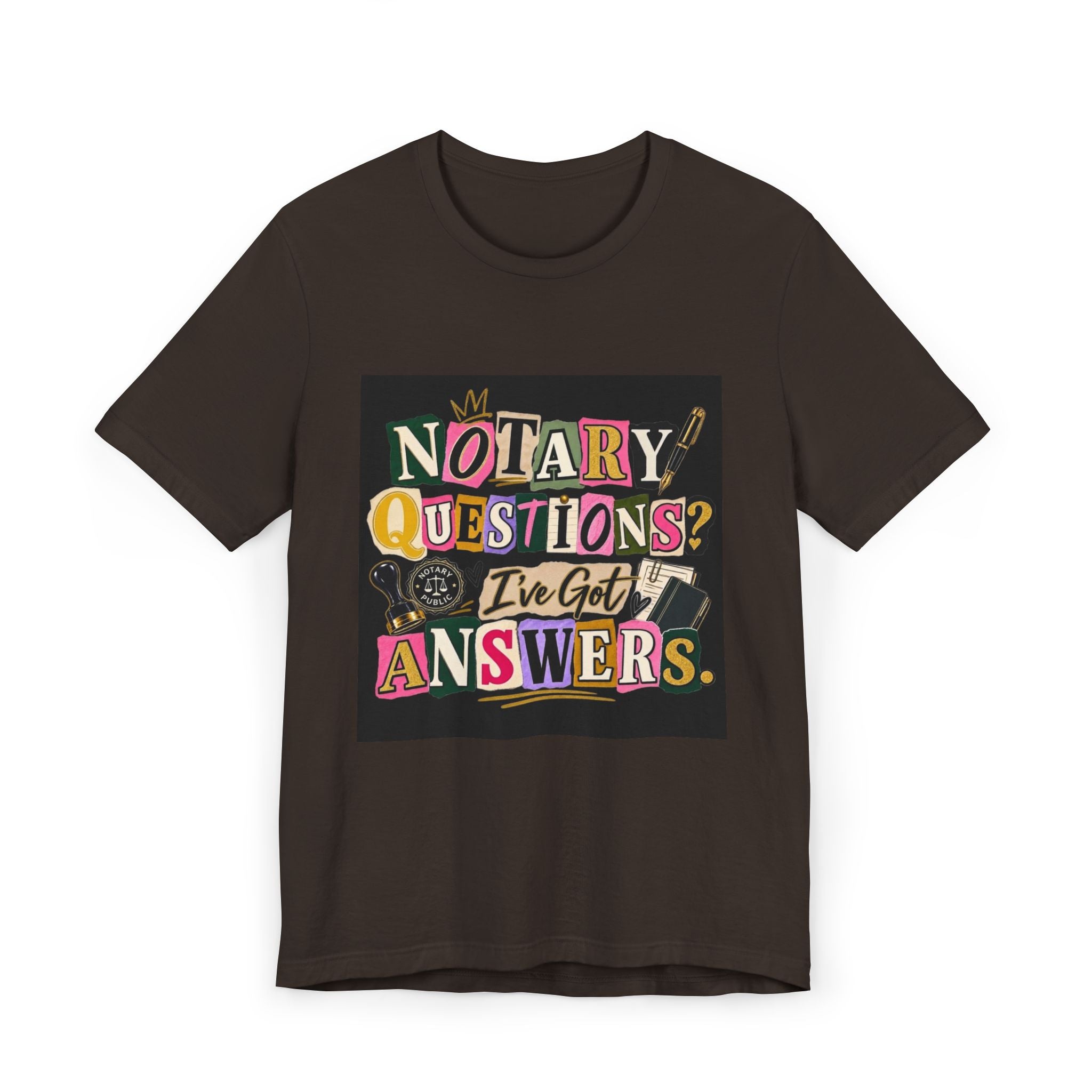 Peace, Love & Notarizations T-Shirt | Retro Notary Public Tee | Gift for Mobile Notaries & Loan Signing Agents