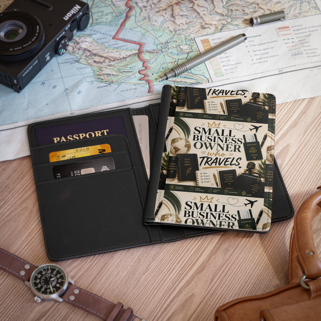 Small Business Owner Who Travels | RFID Passport Cover for Entrepreneurs & Business Travelers