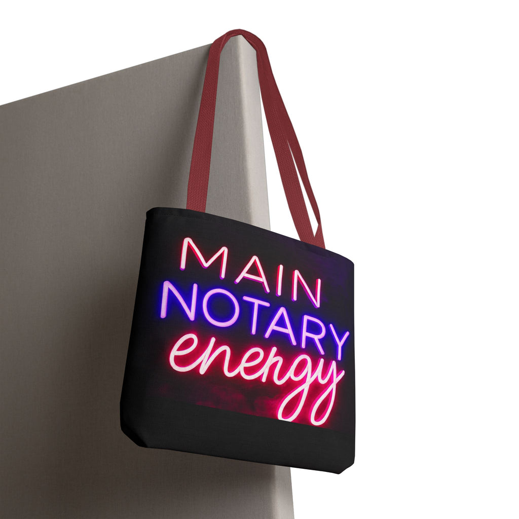 Main Notary Energy Tote Bag | Neon Notary Public Work Bag