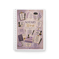 Notary Work. Purpose Driven. Spiral Notebook | Lavender Notary Journal | Mobile Notary Notebook | Loan Signing Agent Planner | Office Stationery Gift
