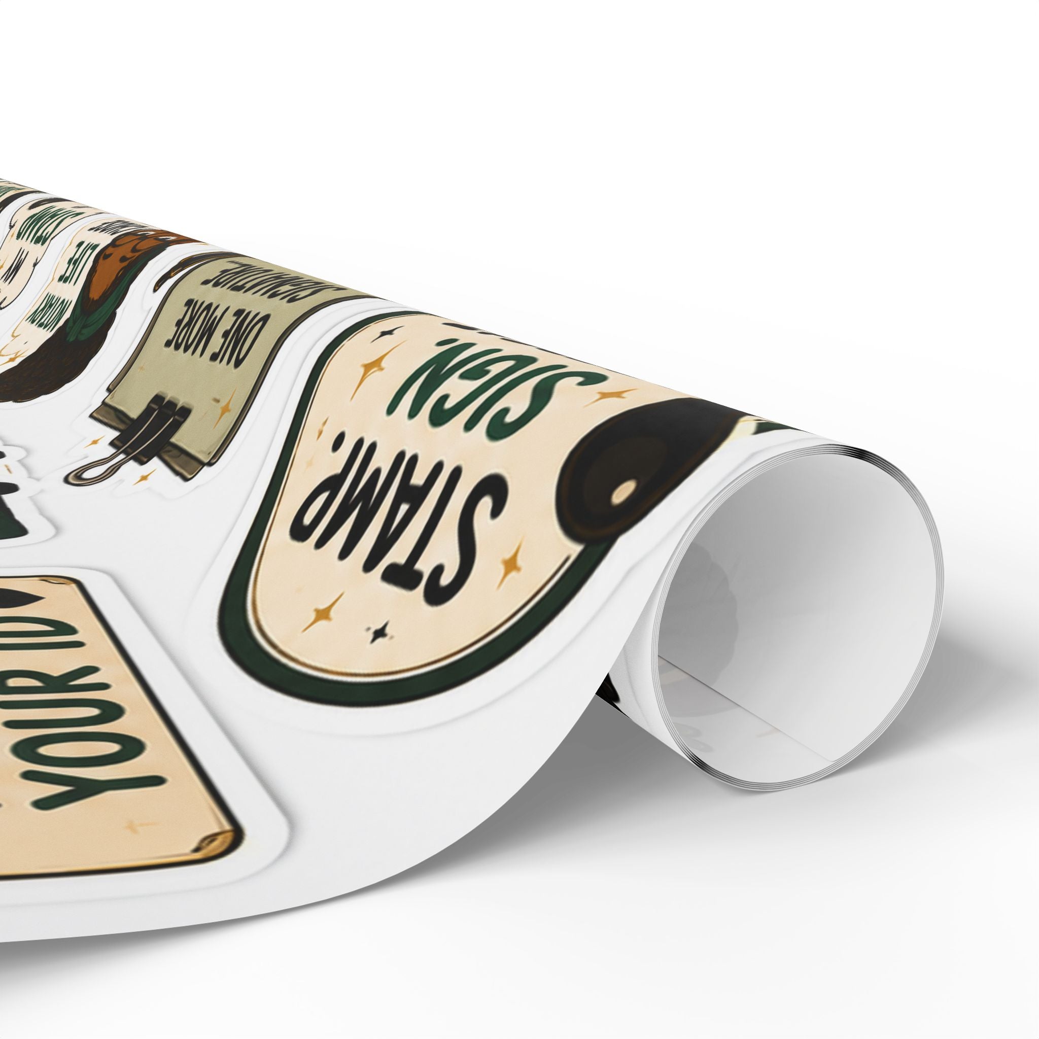 ✍🏾☕ Notary Life Wrapping Paper – Funny Notary Gift Wrap 🎁