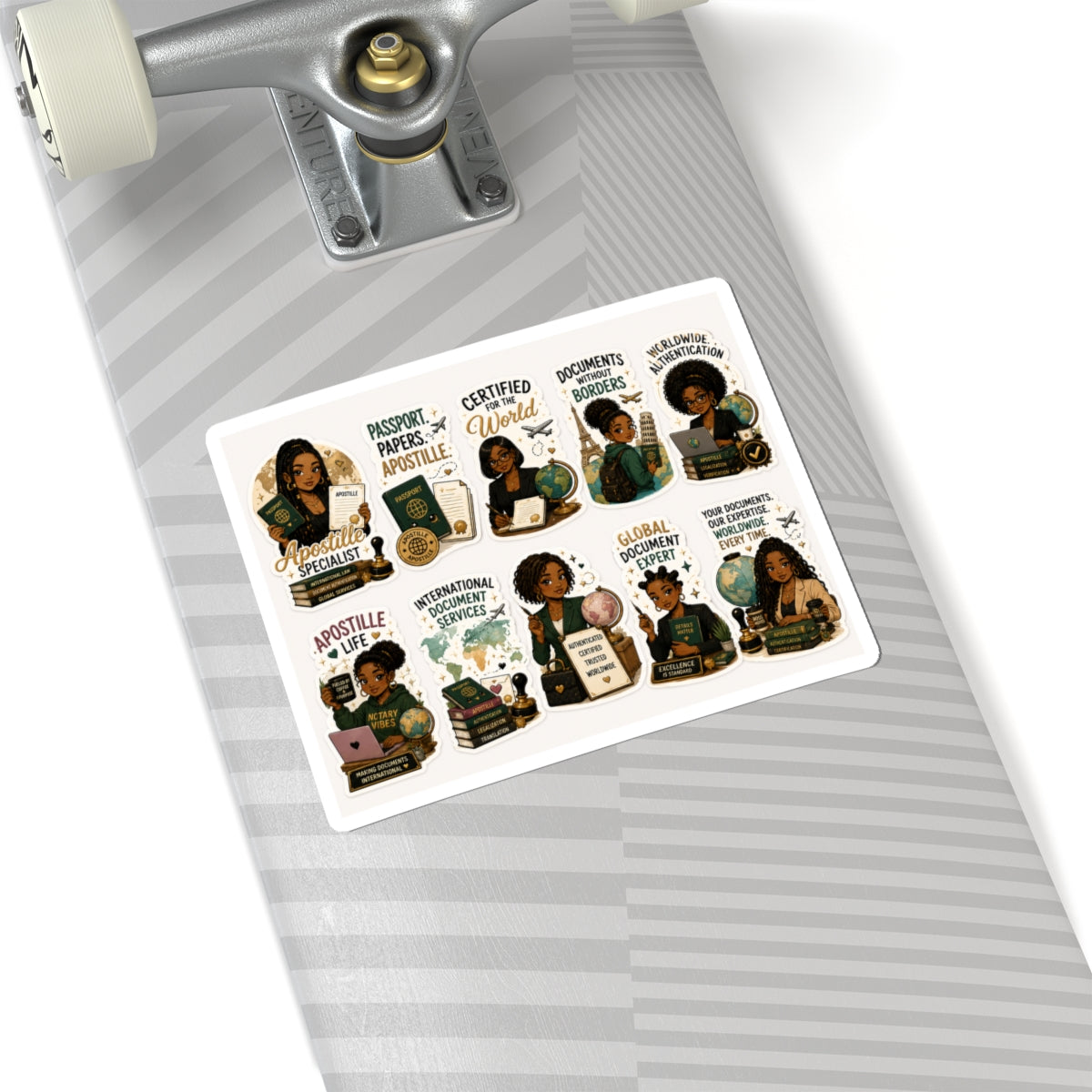Apostille Specialist Vinyl Sticker | Apostille Services Sticker | International Documents Decal | Notary Public Laptop Sticker | Passport Sticker