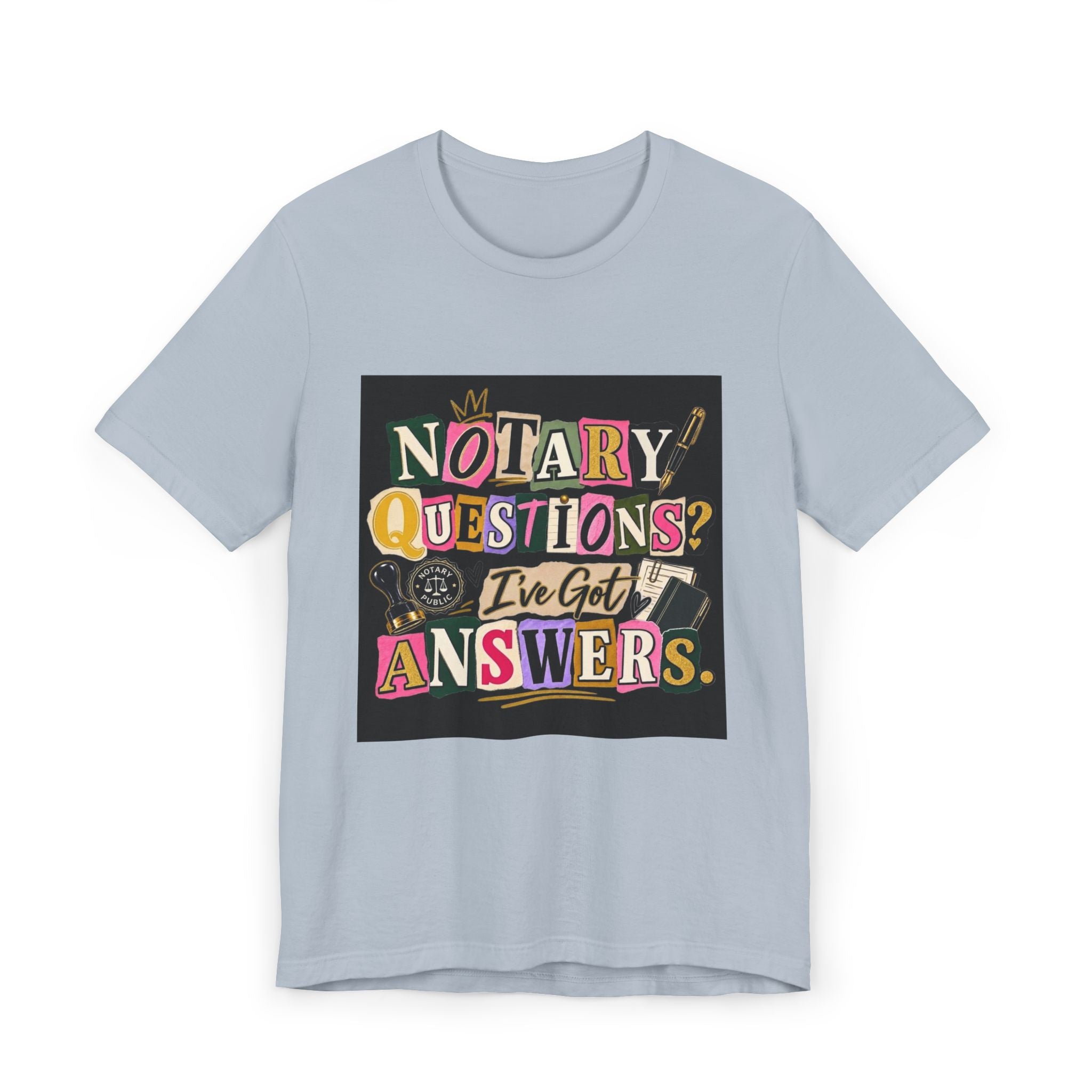 Peace, Love & Notarizations T-Shirt | Retro Notary Public Tee | Gift for Mobile Notaries & Loan Signing Agents