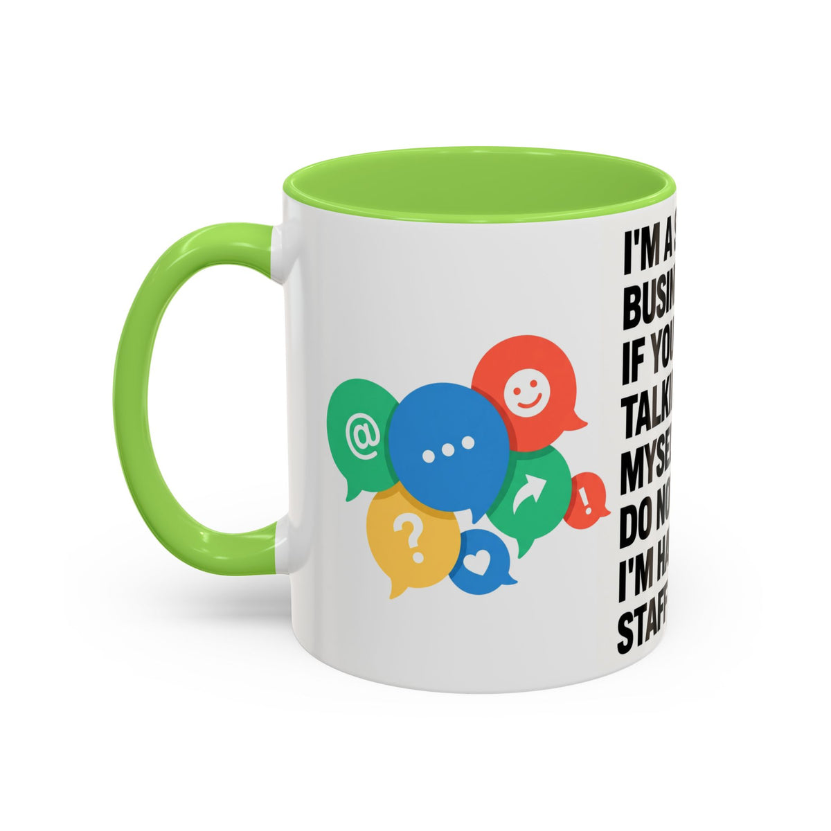 Small Business Owner Staff Meeting Mug — Funny Entrepreneur Coffee Cup