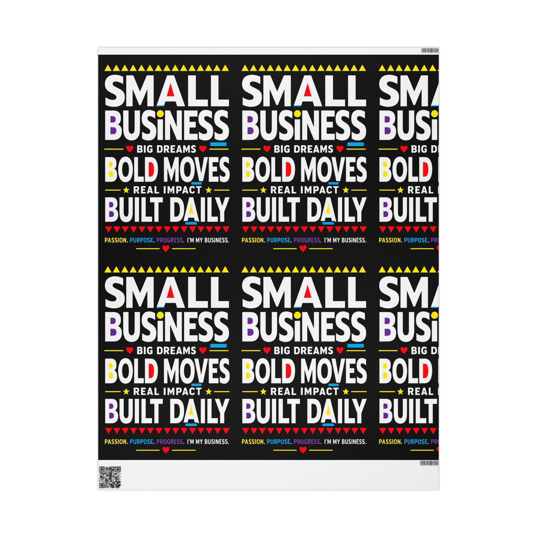 Small Business. Big Dreams. Bold Moves. Wrapping Paper – Entrepreneur Gift Wrap🎁✨