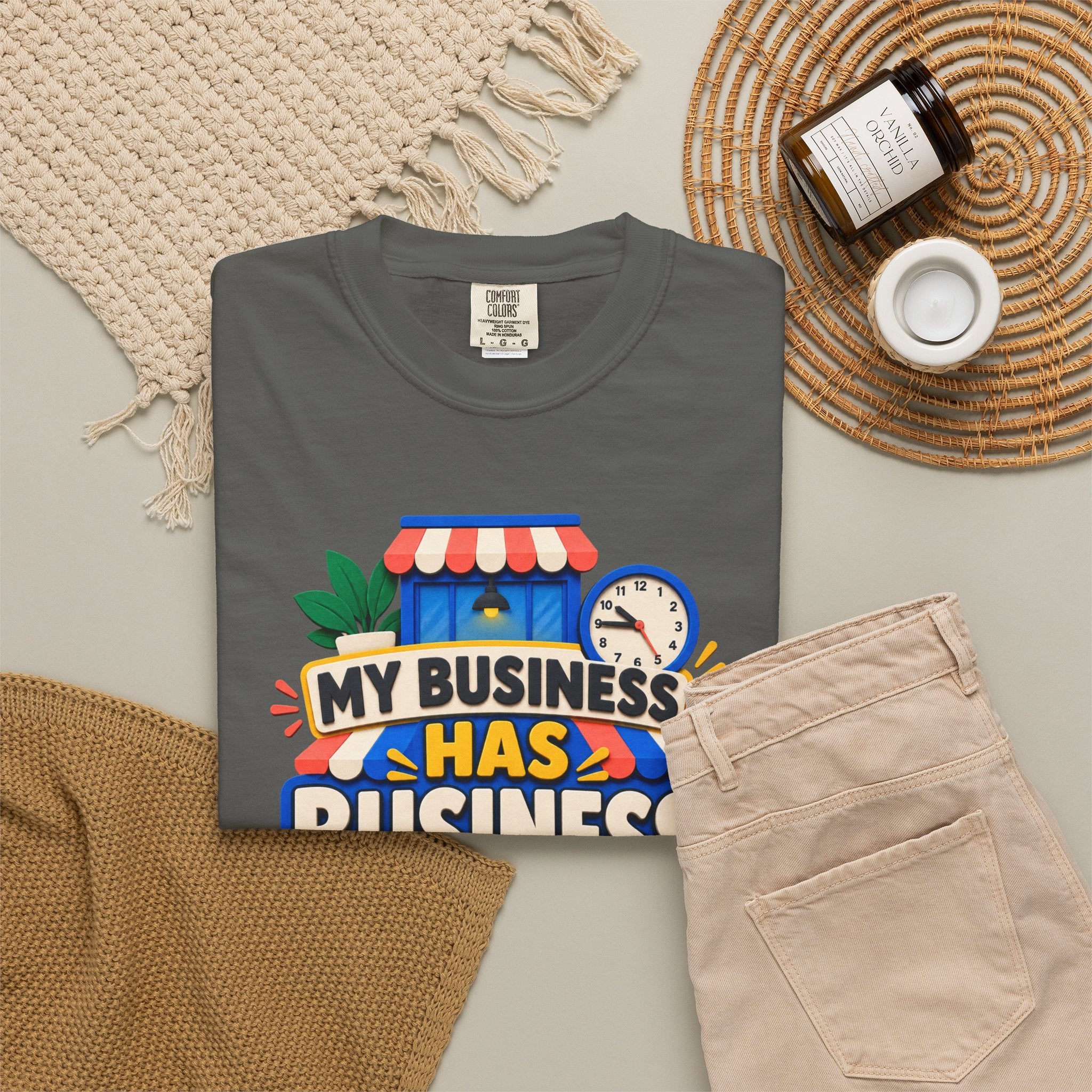 Funny Small Business Owner T-Shirt — “My Business Has Business Hours, I Do Not” Graphic Tee