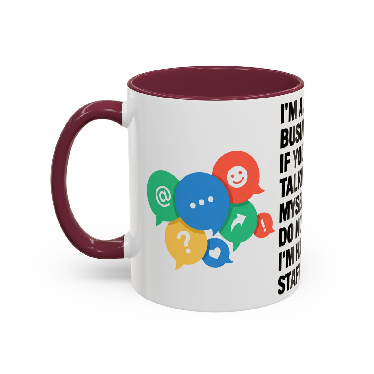 Small Business Owner Staff Meeting Mug — Funny Entrepreneur Coffee Cup