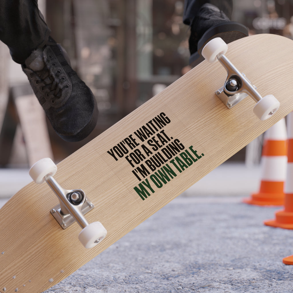 Building My Own Table Sticker — Transparent Outdoor Vinyl Decal