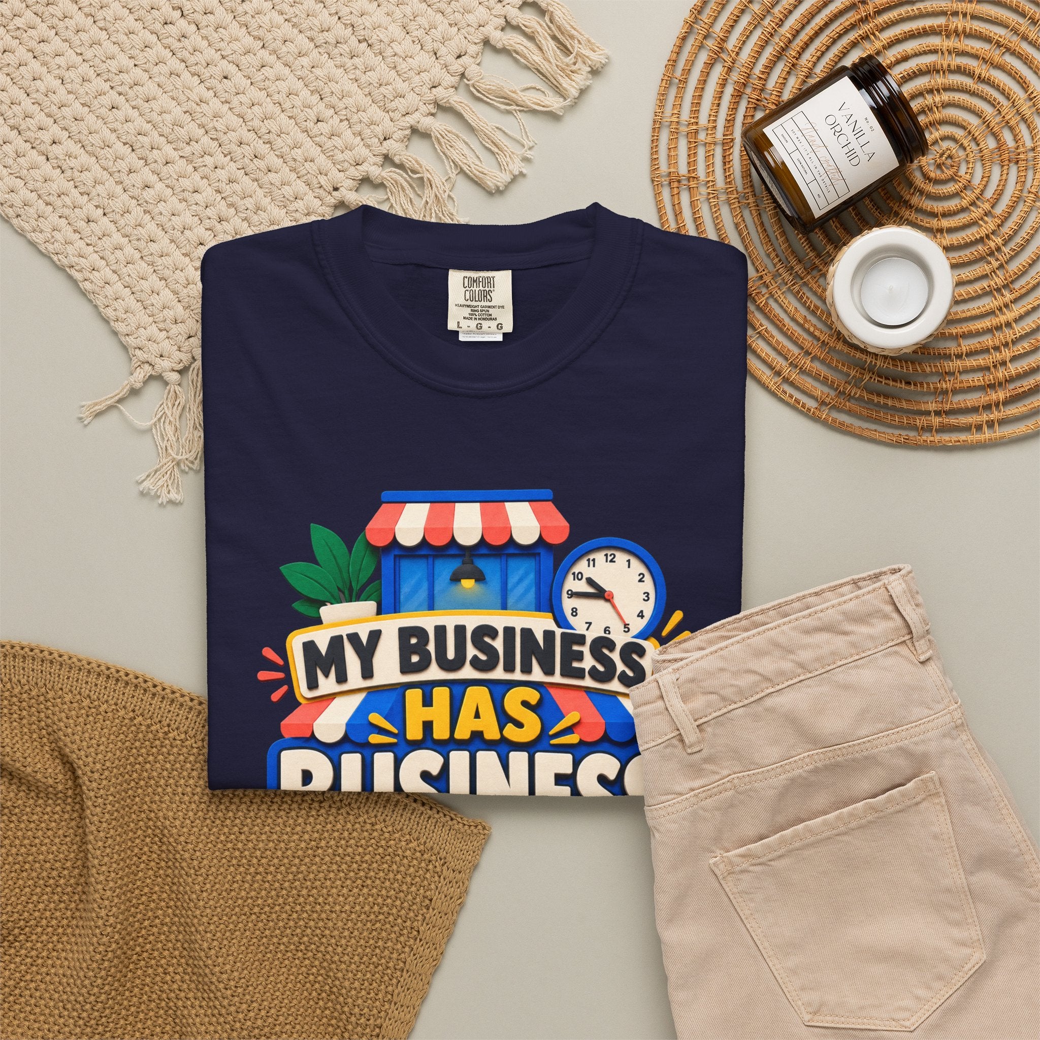 Funny Small Business Owner T-Shirt — “My Business Has Business Hours, I Do Not” Graphic Tee