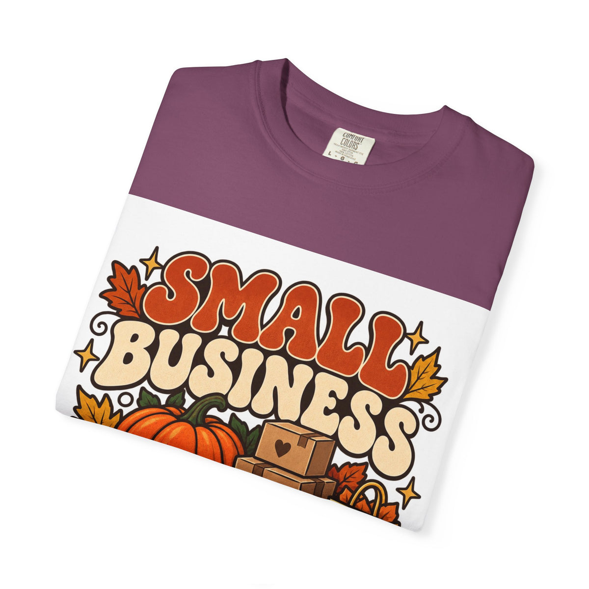 Small Business Big Harvest T-Shirt — Fall Entrepreneur Garment-Dyed Tee