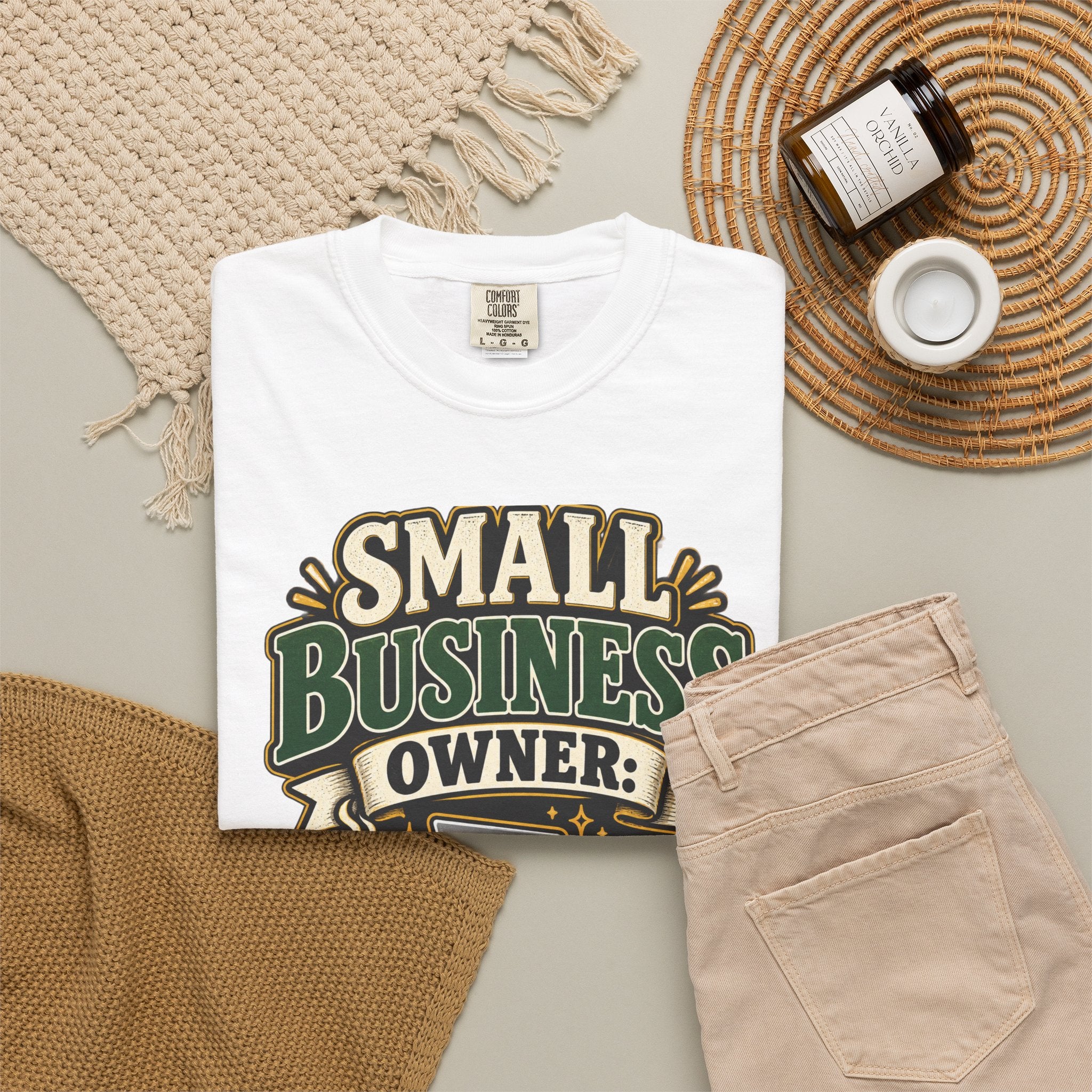 Small Business Owner Funny T-Shirt — “Because One Job Wasn’t Stressful Enough” Graphic Tee