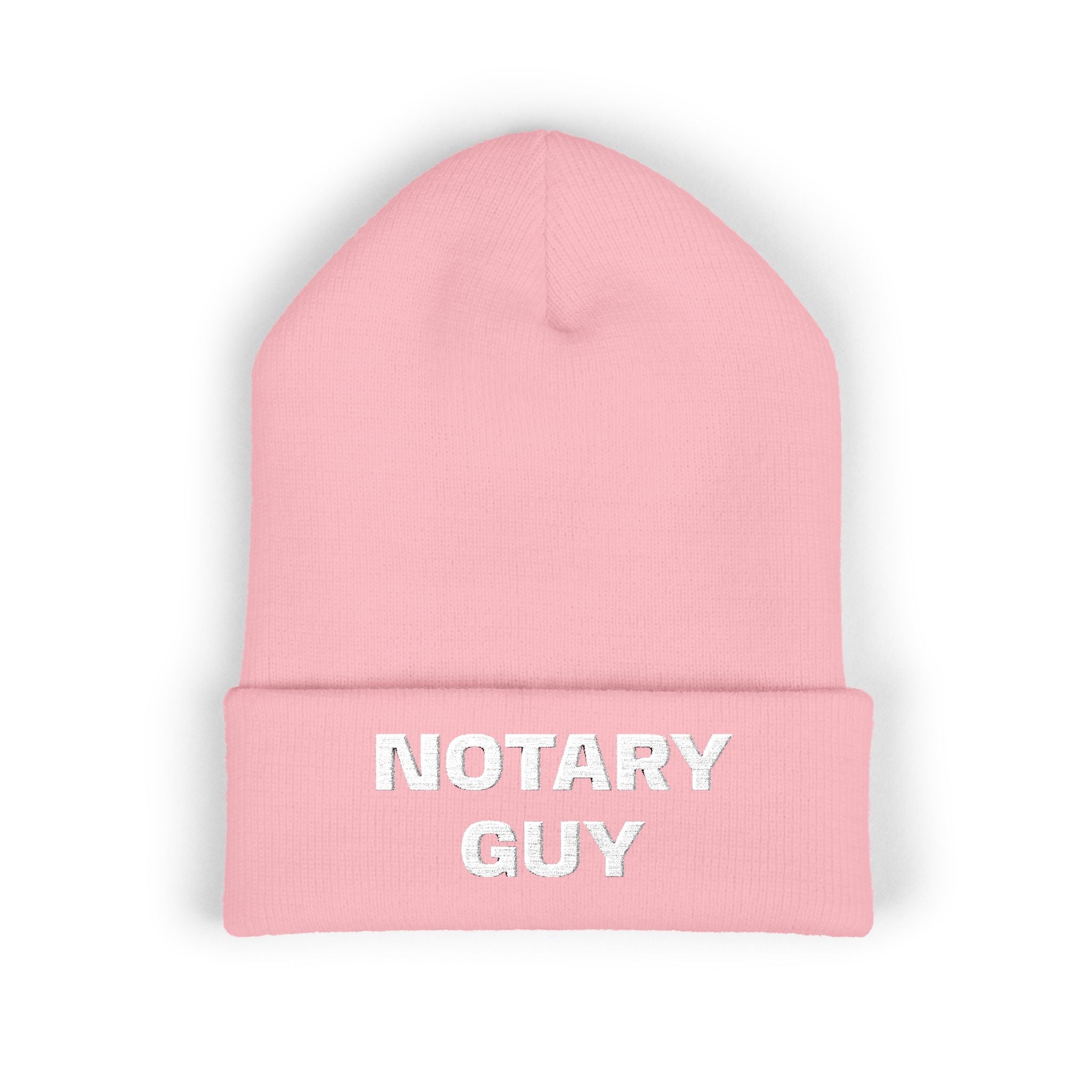 Notary Guy Embroidered Cuffed Beanie | Men's Notary Public Winter Hat