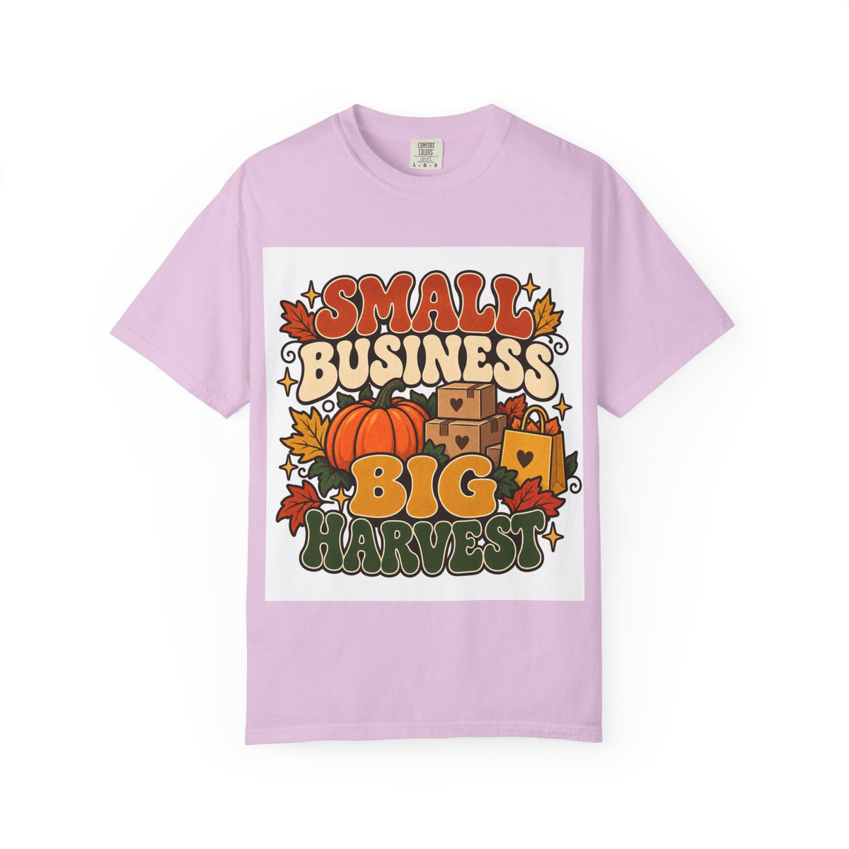 Small Business Big Harvest T-Shirt — Fall Entrepreneur Garment-Dyed Tee