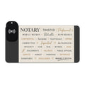 Professional Notary Wireless Charging Desk Mat with RGB Lighting