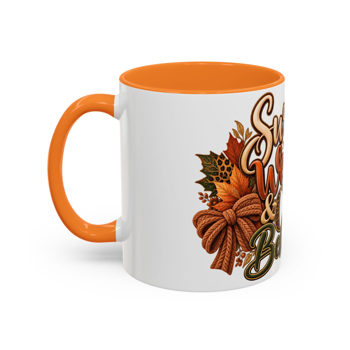 Sweater Weather & CEO Behavior Mug – Fall Pumpkin Latte Seasonal Coffee Cup (11oz/15oz)