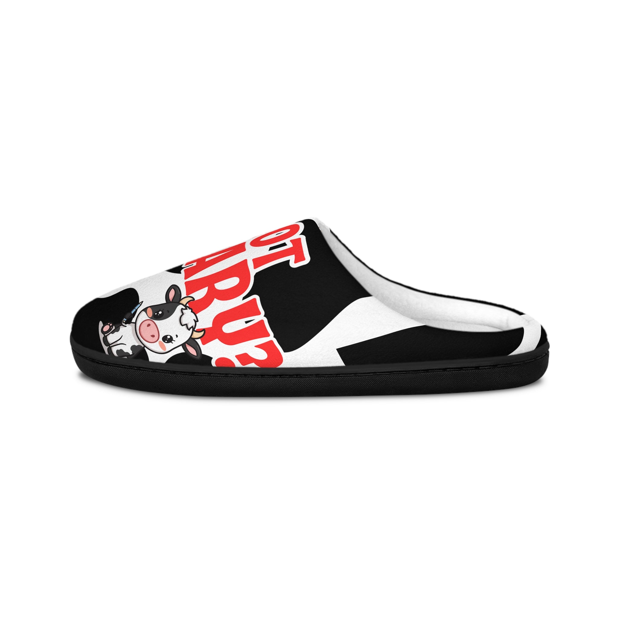 🐄 Got Notary? Cow Print Women’s Indoor Slippers