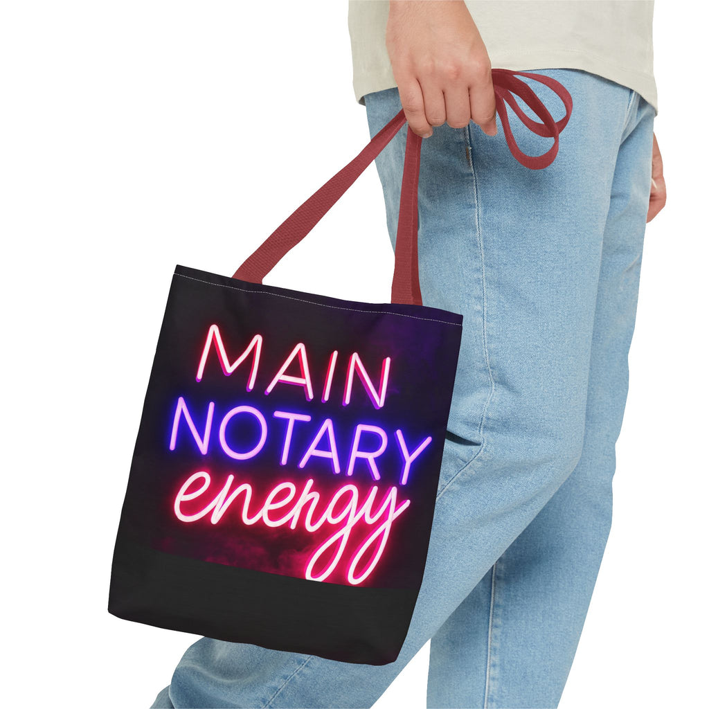 Main Notary Energy Tote Bag | Neon Notary Public Work Bag