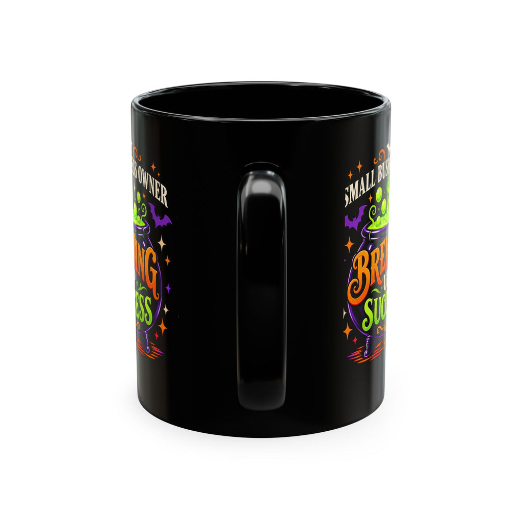 Brewing Up Success Mug | Small Business Owner Halloween Ceramic Coffee Cup