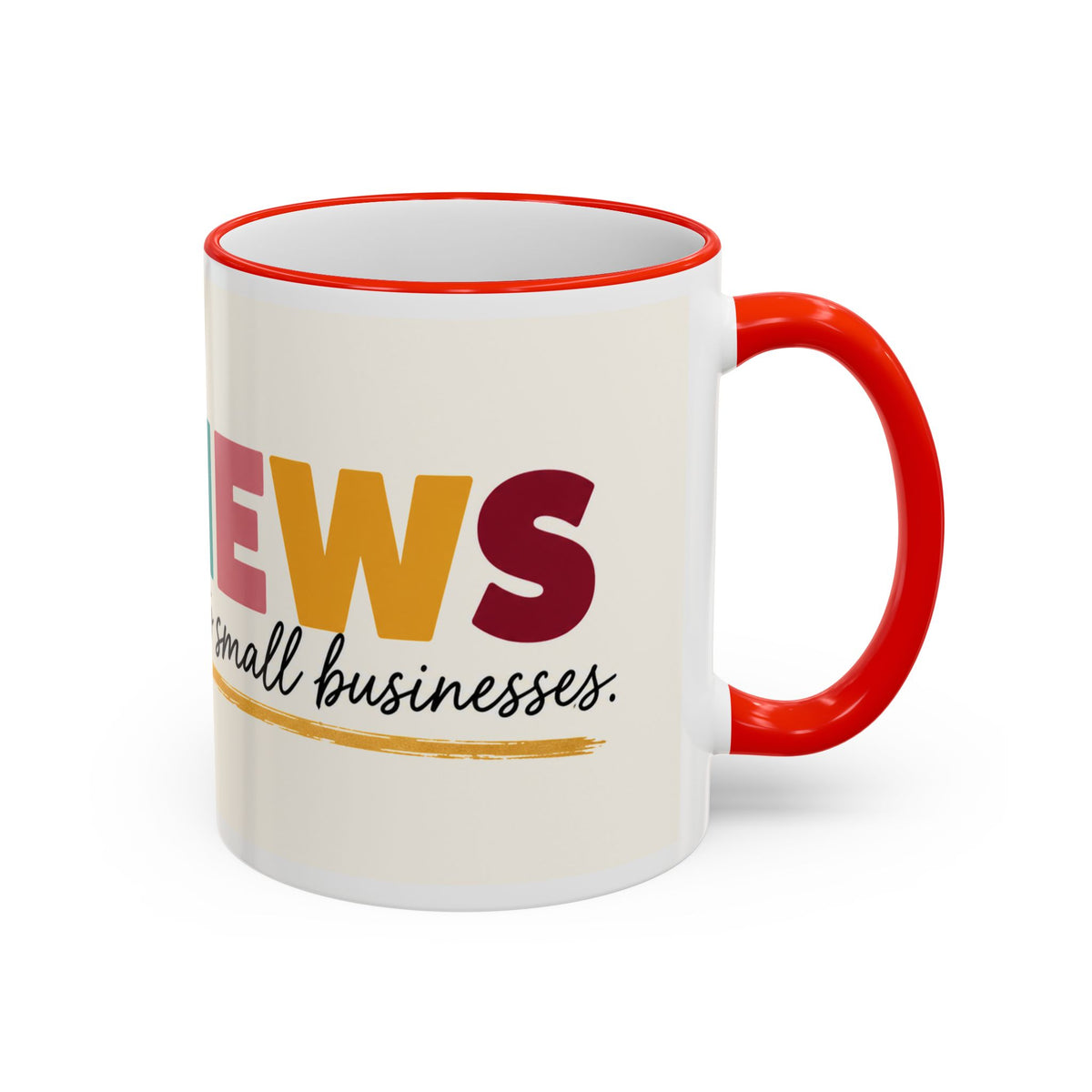 Reviews Are Love Letters to Small Businesses Mug — Entrepreneur Gift, Small Business Owner Coffee Cup