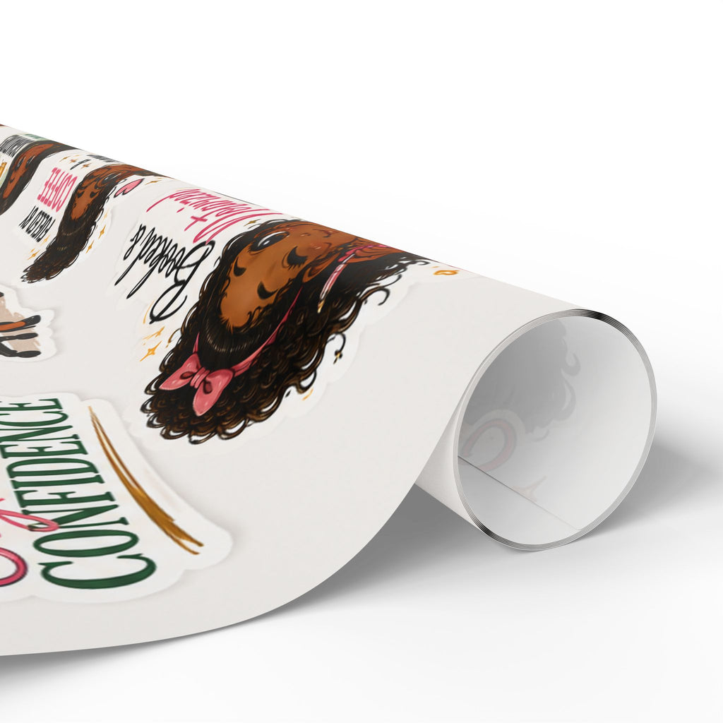 Notary Girl Boss Wrapping Paper – Mobile Notary & Signing Agent Gift Wrap🌍📜✨
