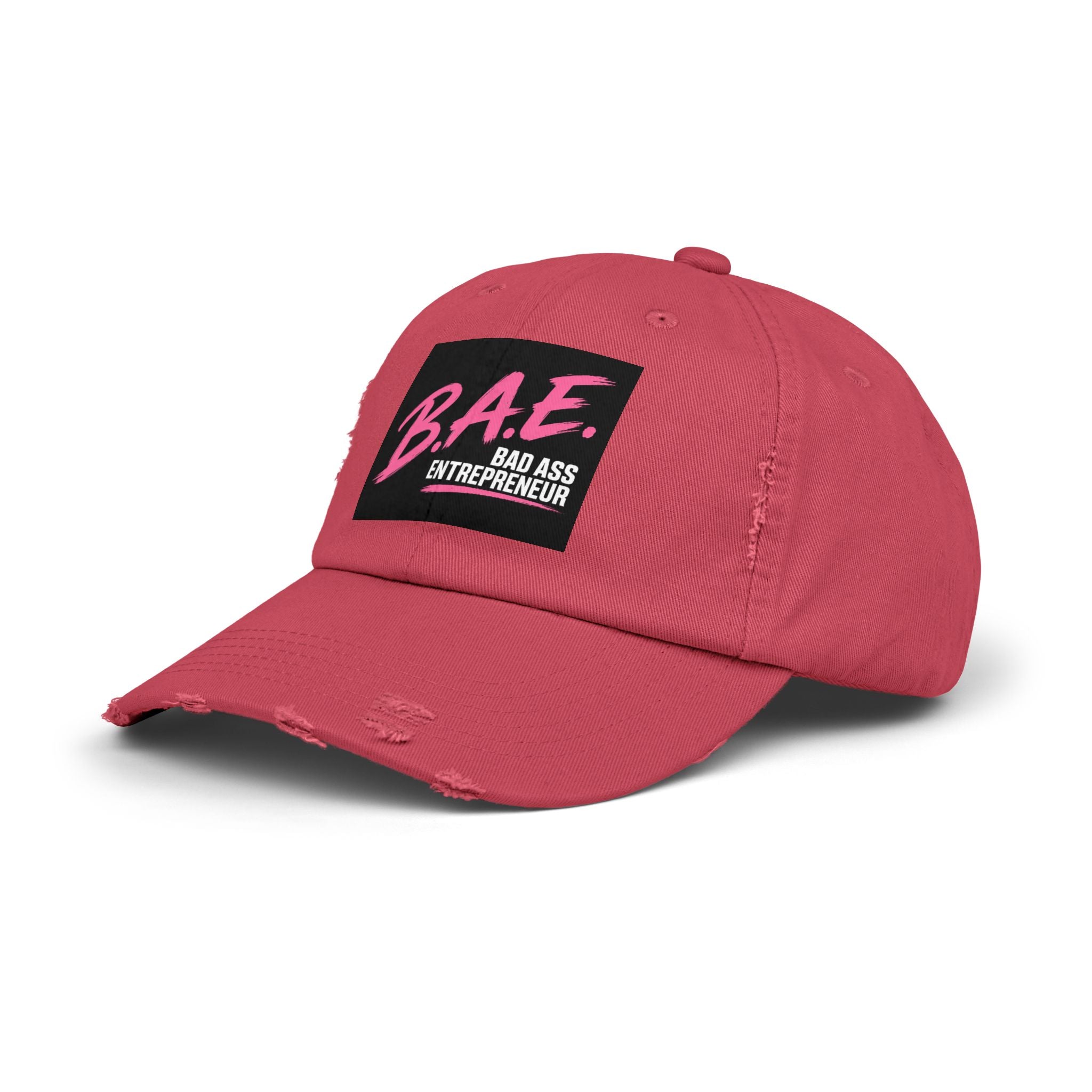 B.A.E. Bad Ass Entrepreneur Distressed Cap | Vintage Business Owner Hat