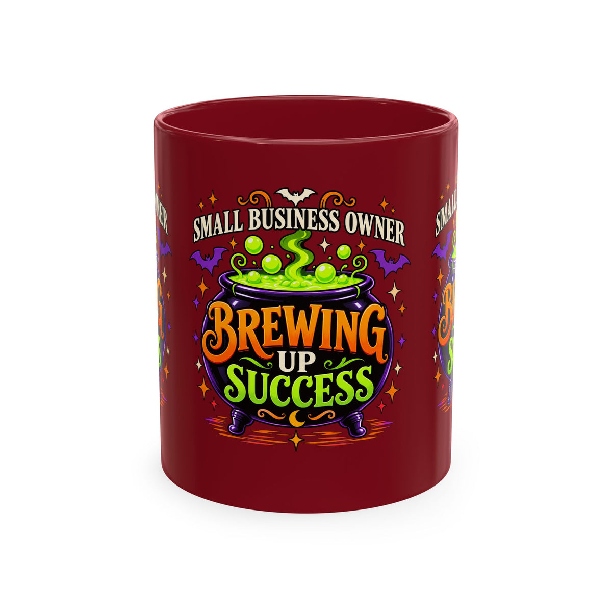 Brewing Up Success Mug | Small Business Owner Halloween Ceramic Coffee Cup