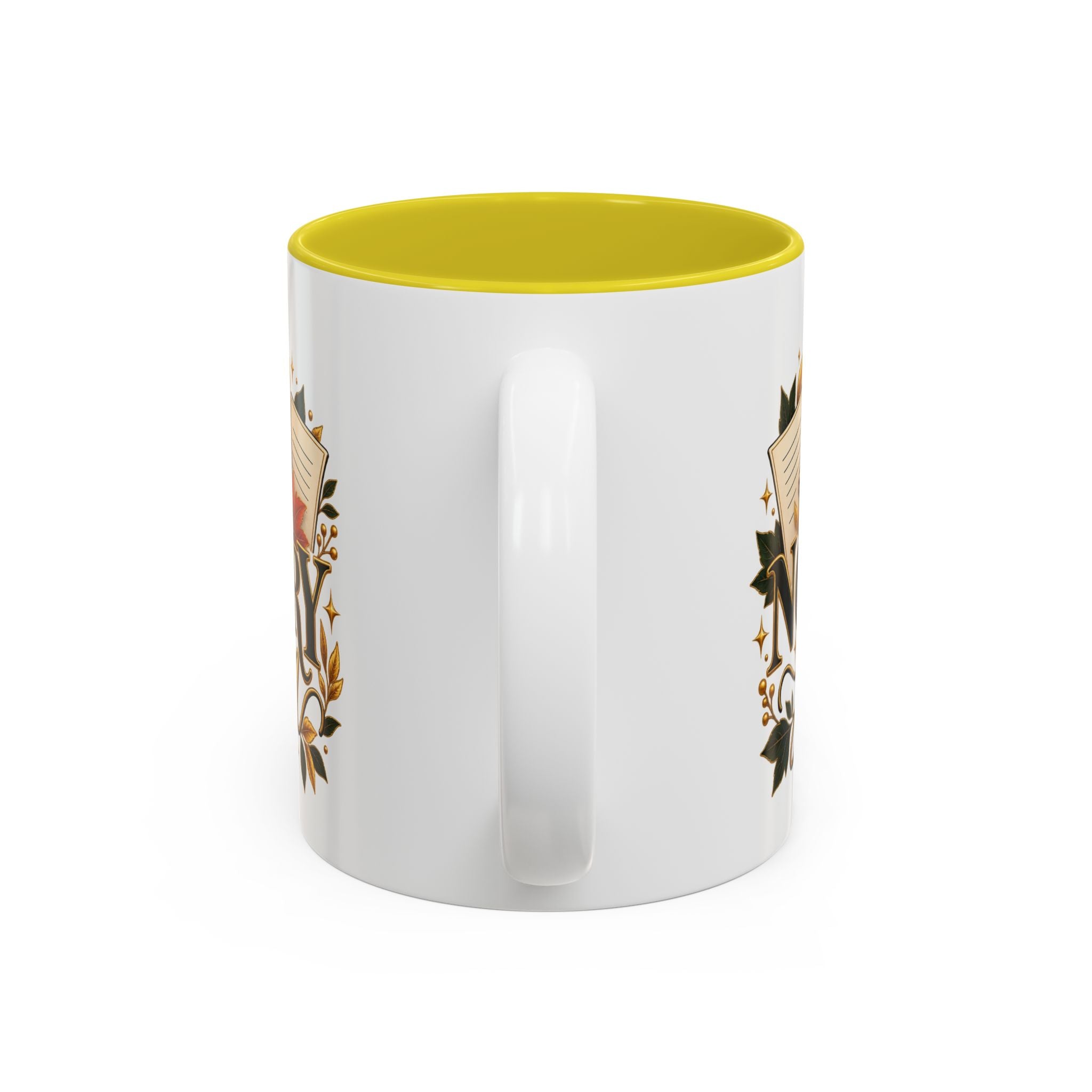 Notary Season Fall Accent Mug — Autumn Notary Public Coffee Cup
