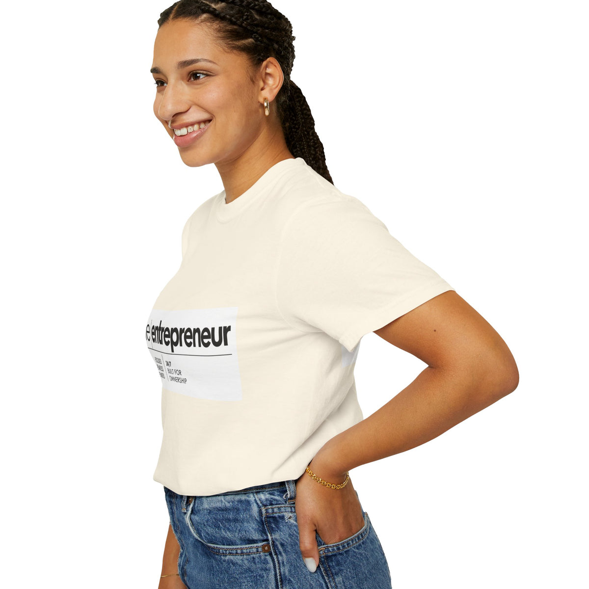 The Entrepreneur Garment-Dyed T-Shirt — Focused, Fearless, Funded Business Owner Tee